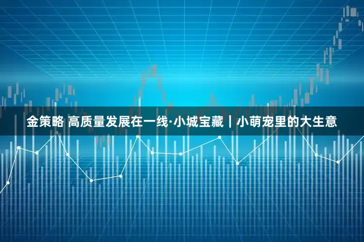 金策略 高质量发展在一线·小城宝藏｜小萌宠里的大生意