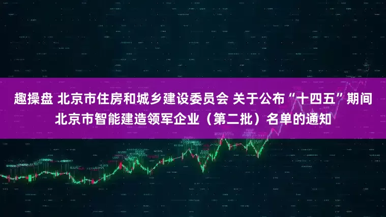 趣操盘 北京市住房和城乡建设委员会 关于公布“十四五”期间北京市智能建造领军企业（第二批）名单的通知